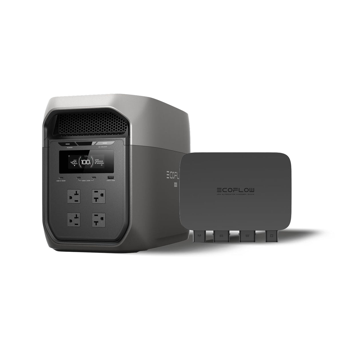 EF ECOFLOW DELTA 3 Max Portable Power Station, 2048Wh LFP Battery, 2400W