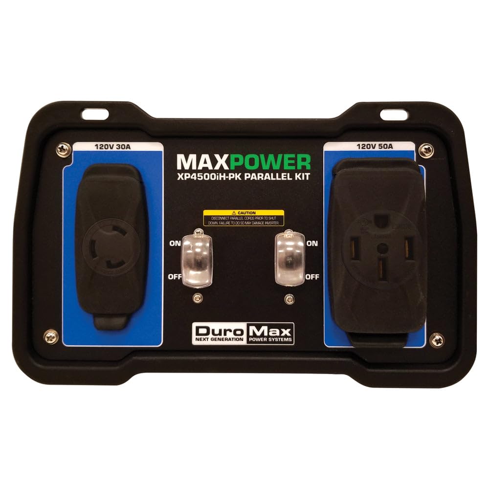 DuroMax XP11000iH 11,000-Watt Dual Fuel Portable Digital Inverter Generator - Gas & Propane, Remote Electric Start, Transfer Switch Ready, RV & Emergency Ready