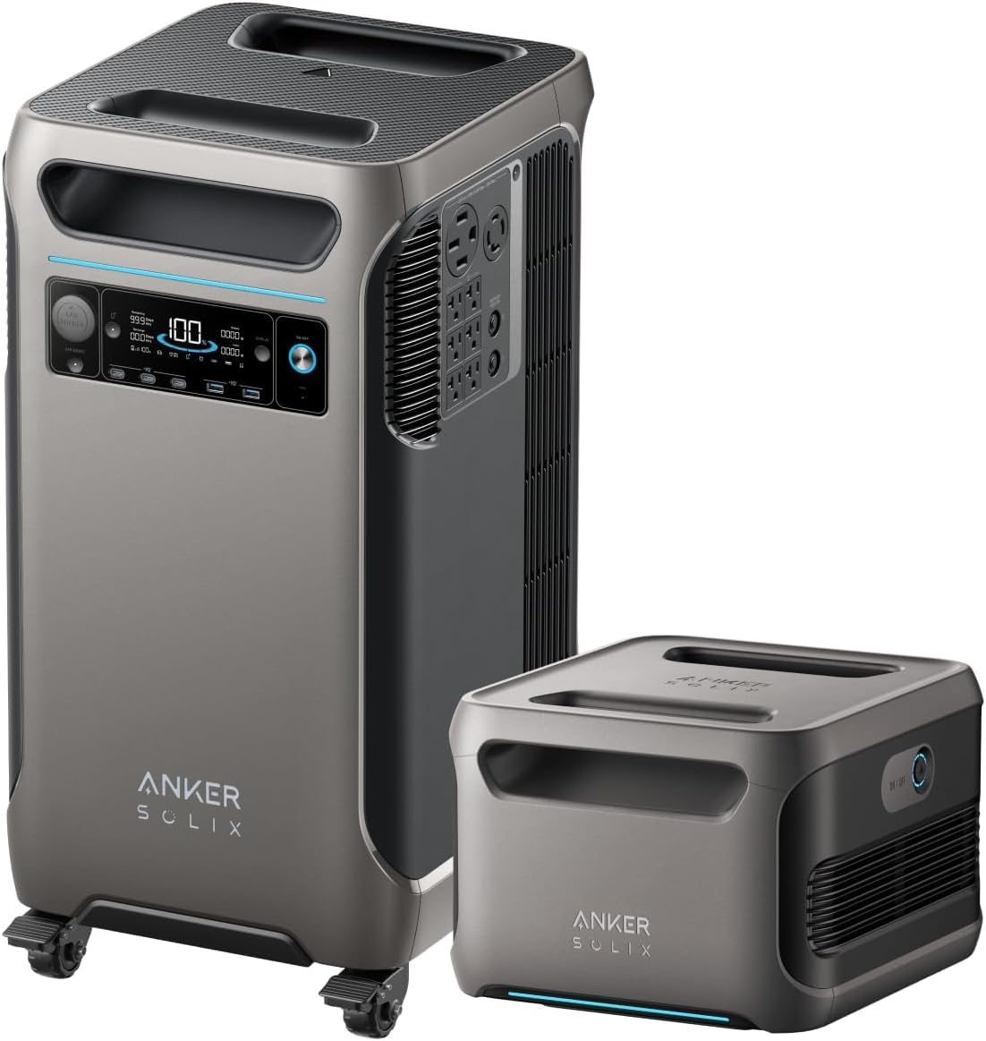 Anker SOLIX F3800 Portable Power Station and 400W Solar Panel, 3,840Wh