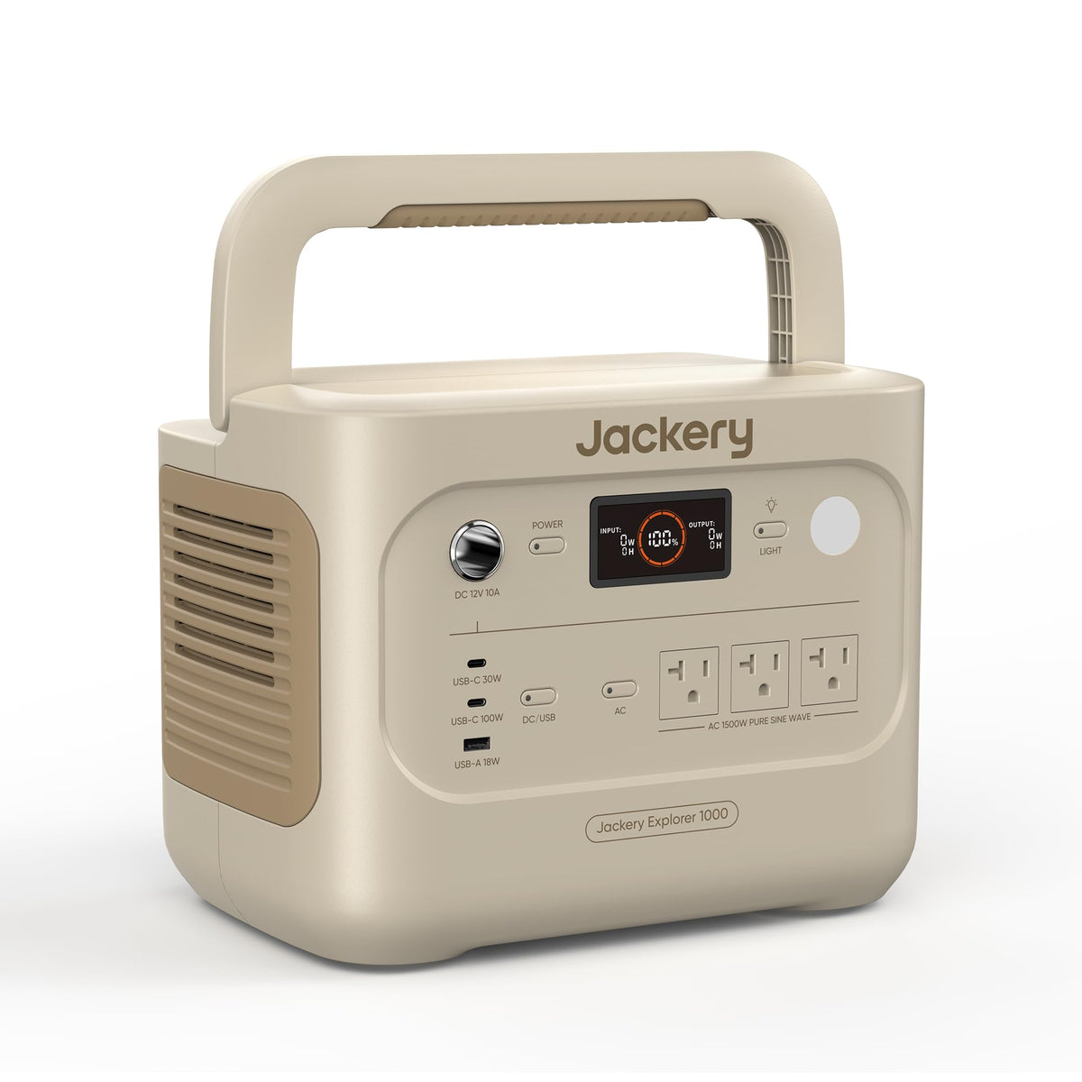 Jackery Solar Generator 1000 v2 and 200W Solar Panel,1070Wh,1500W AC