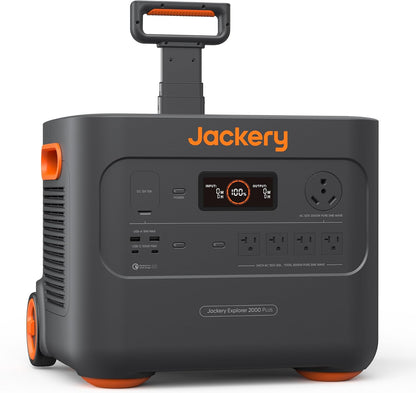 Jackery Explorer 2000 Plus Portable Power Station, 2042Wh, 3000W AC Output