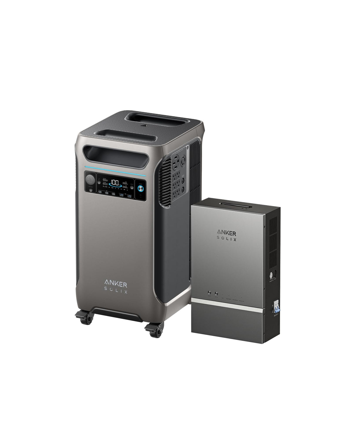 Anker SOLIX F3800 Portable Power Station and 400W Solar Panel, 3,840Wh