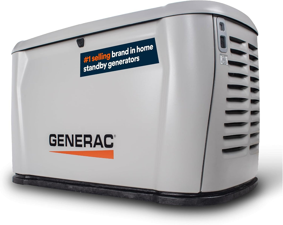 Generac 10kW Whole Home Generator, Transfer Switch & Cellular Capability