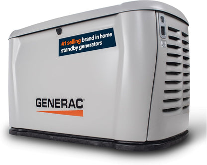 Generac 10kW Whole Home Generator, Transfer Switch & Cellular Capability