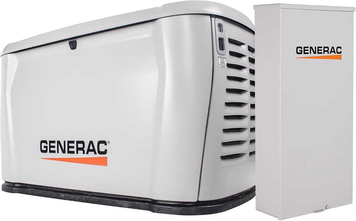 Generac 10kW Whole Home Generator, Transfer Switch & Cellular Capability