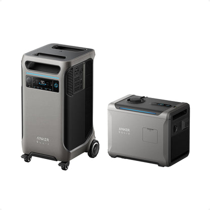 Anker SOLIX F3800 Portable Power Station and 400W Solar Panel, 3,840Wh