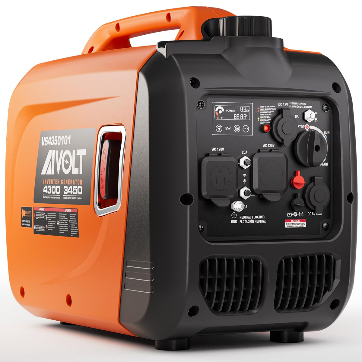 AIVOLT 11250W Dual Fuel Inverter Generator 50A for Home Backup