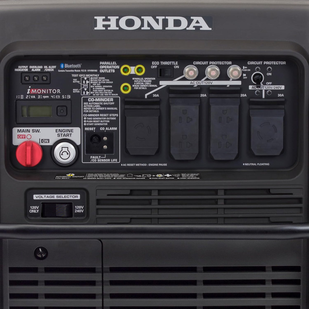 Honda EU7000iS 7000 120/240V Watt Inverter Generator (EU7000ISNAT1X)