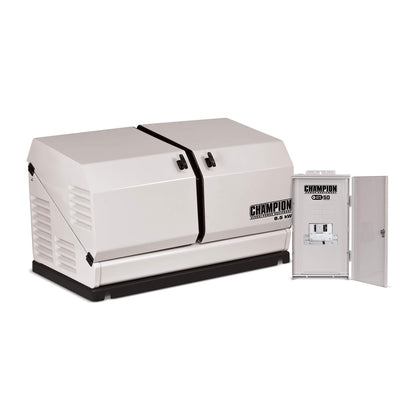 Champion 12.5-kW Home Standby Generator with 100-Amp Outdoor-Rated Automatic Transfer Switch