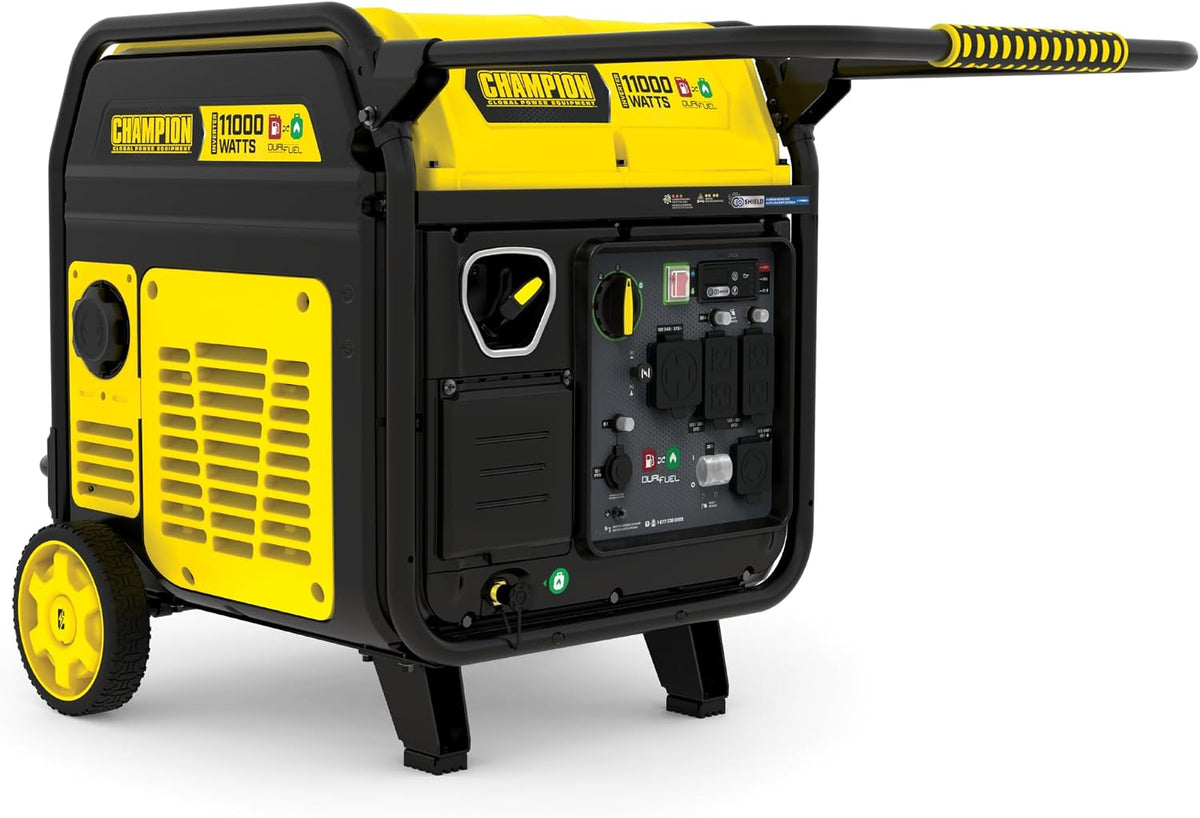 Champion 11,000-Watt Electric Start Dual Fuel Portable Inverter Generator