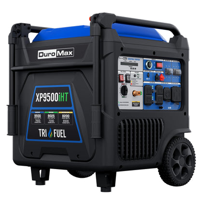 DuroMax XP11000iH 11,000-Watt Dual Fuel Portable Digital Inverter Generator - Gas & Propane, Remote Electric Start, Transfer Switch Ready, RV & Emergency Ready