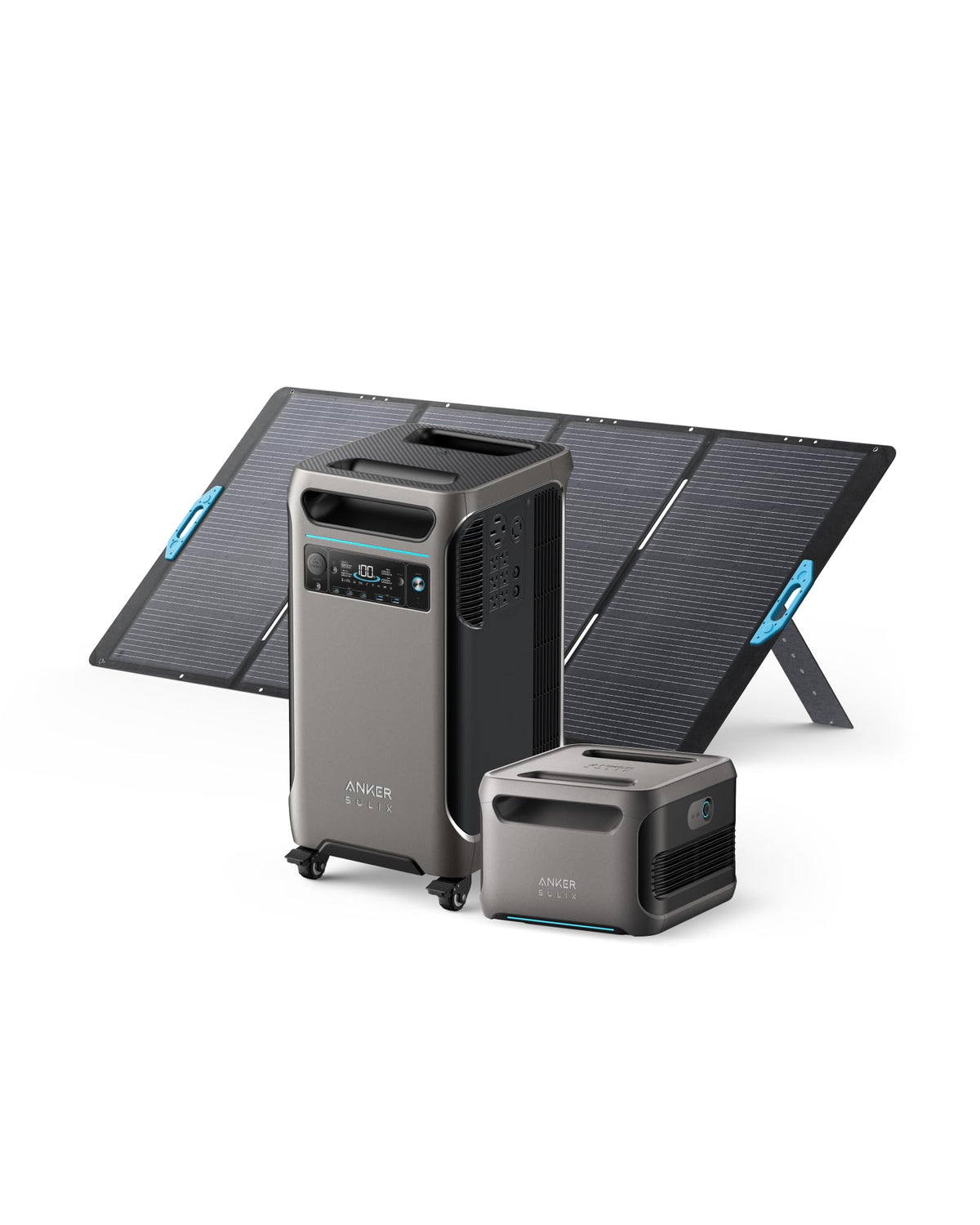Anker SOLIX F3800 Portable Power Station and 400W Solar Panel, 3,840Wh