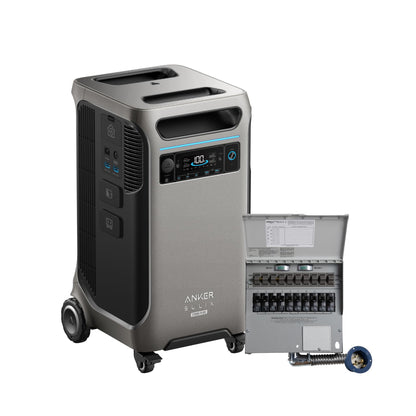 Anker SOLIX F3800 Plus Portable Power Station and Home Power Panel, 3,840Wh