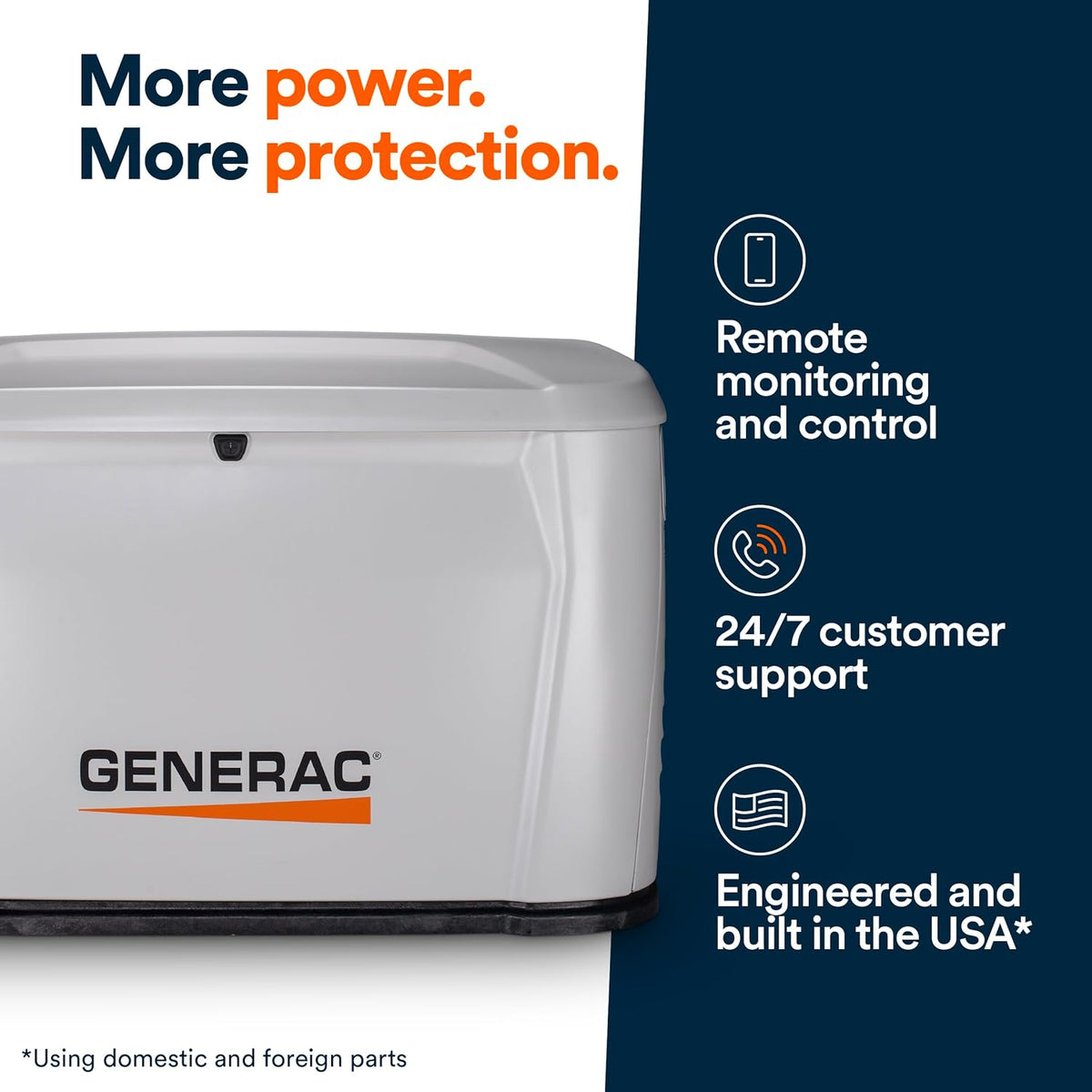 Generac 18kW Whole Home Generator, Cellular Capability