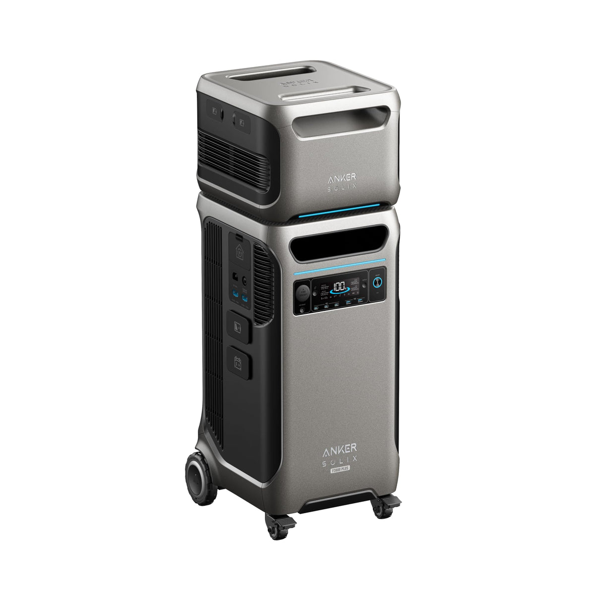 Anker SOLIX F3800 Plus Power Station with Expansion Battery and 400W Panel