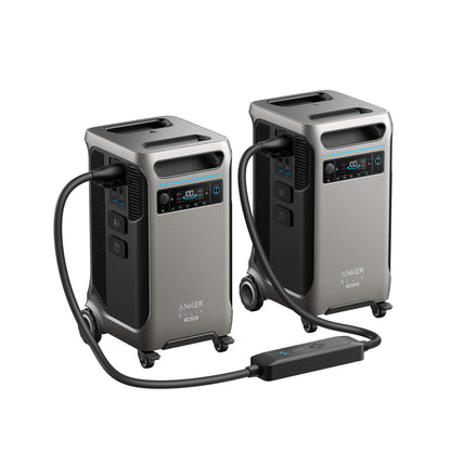 Anker SOLIX F3800 Plus Power Station with Transfer Kit and 400W Panel