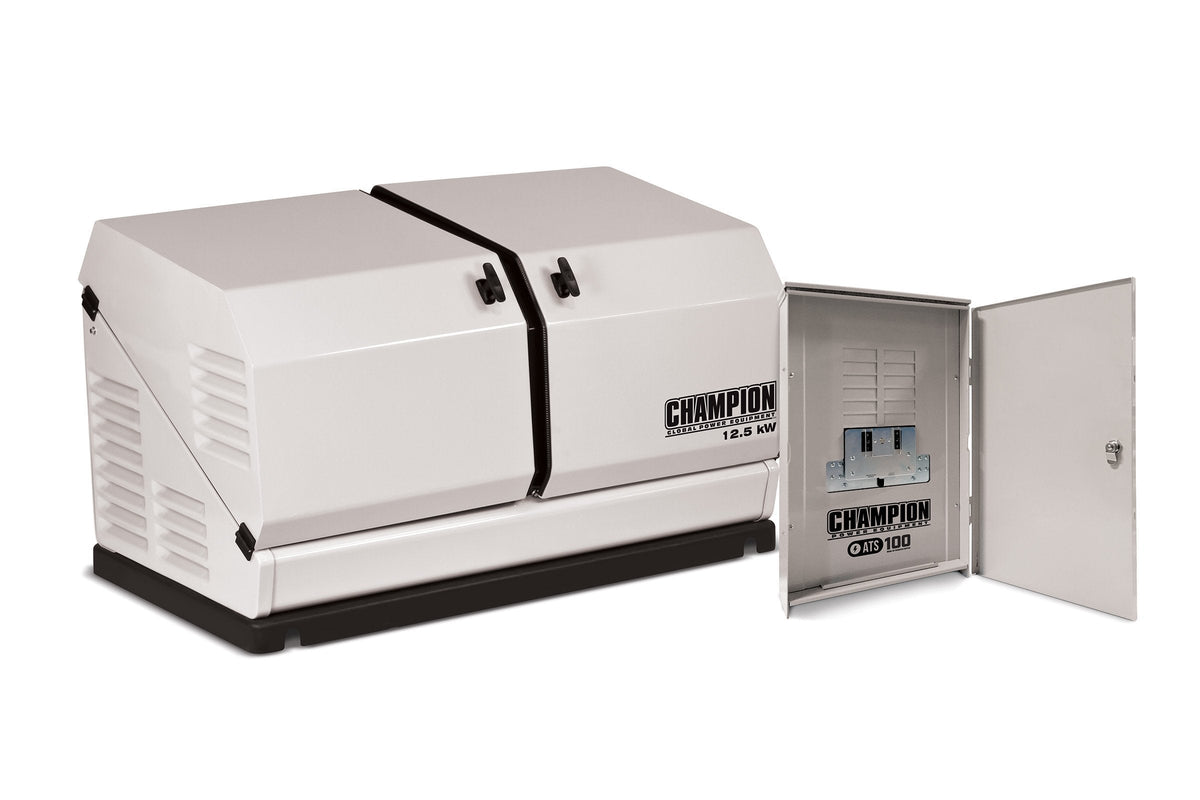 Champion Power Equipment 100837 14kW Home Standby Generator System, 200-Amp aXis Automatic Transfer Switch