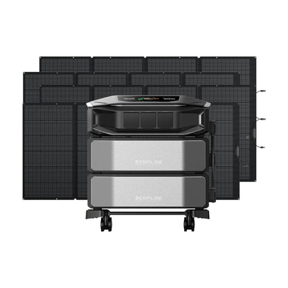 EF ECOFLOW DELTA Pro Ultra 6144Wh Power Station, 120/240V 7200W AC Outpu