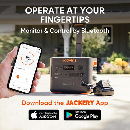 Jackery Explorer 2000 Plus Portable Power Station, 2042Wh, 3000W AC Output