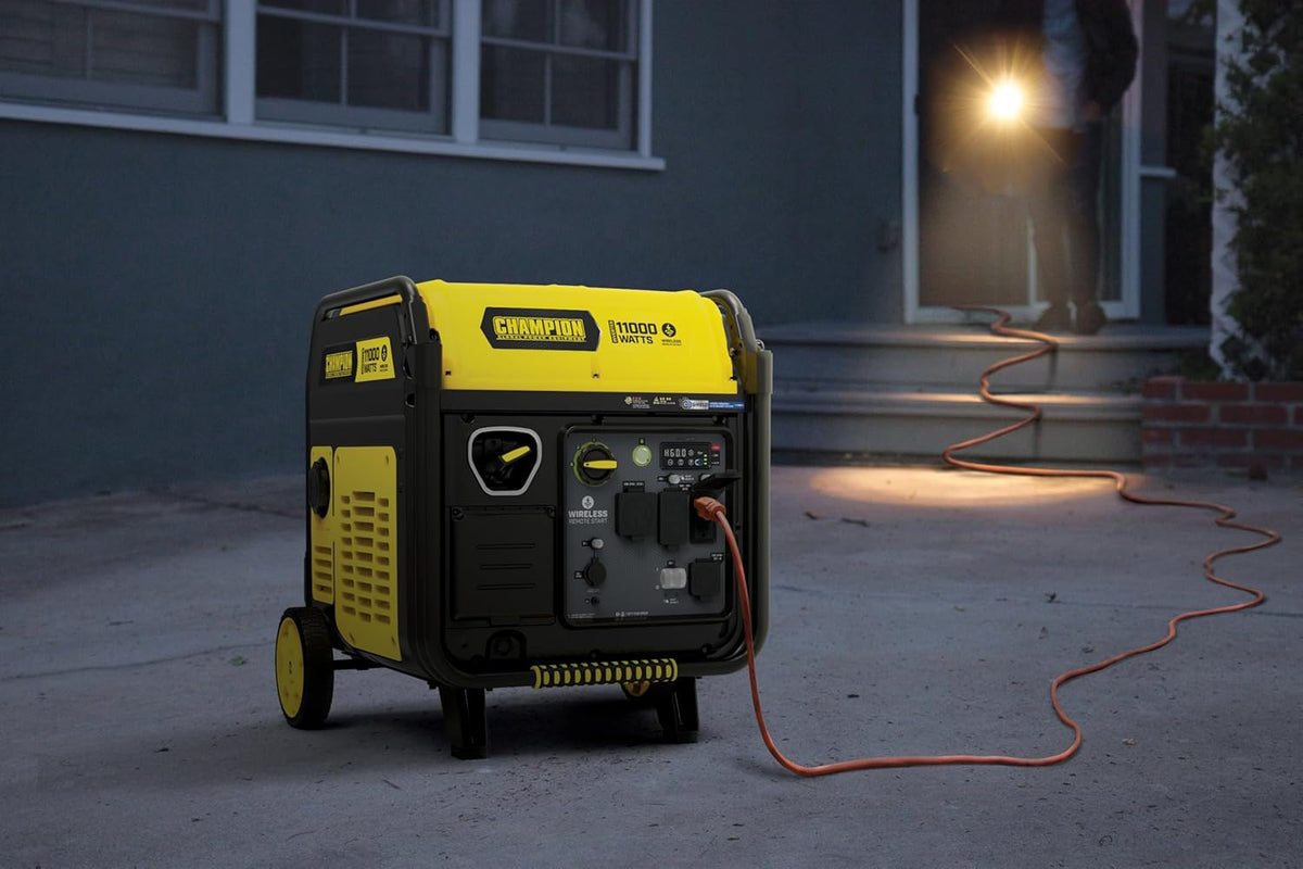 Champion 11,000-Watt Wireless Remote Start Portable Inverter Generator
