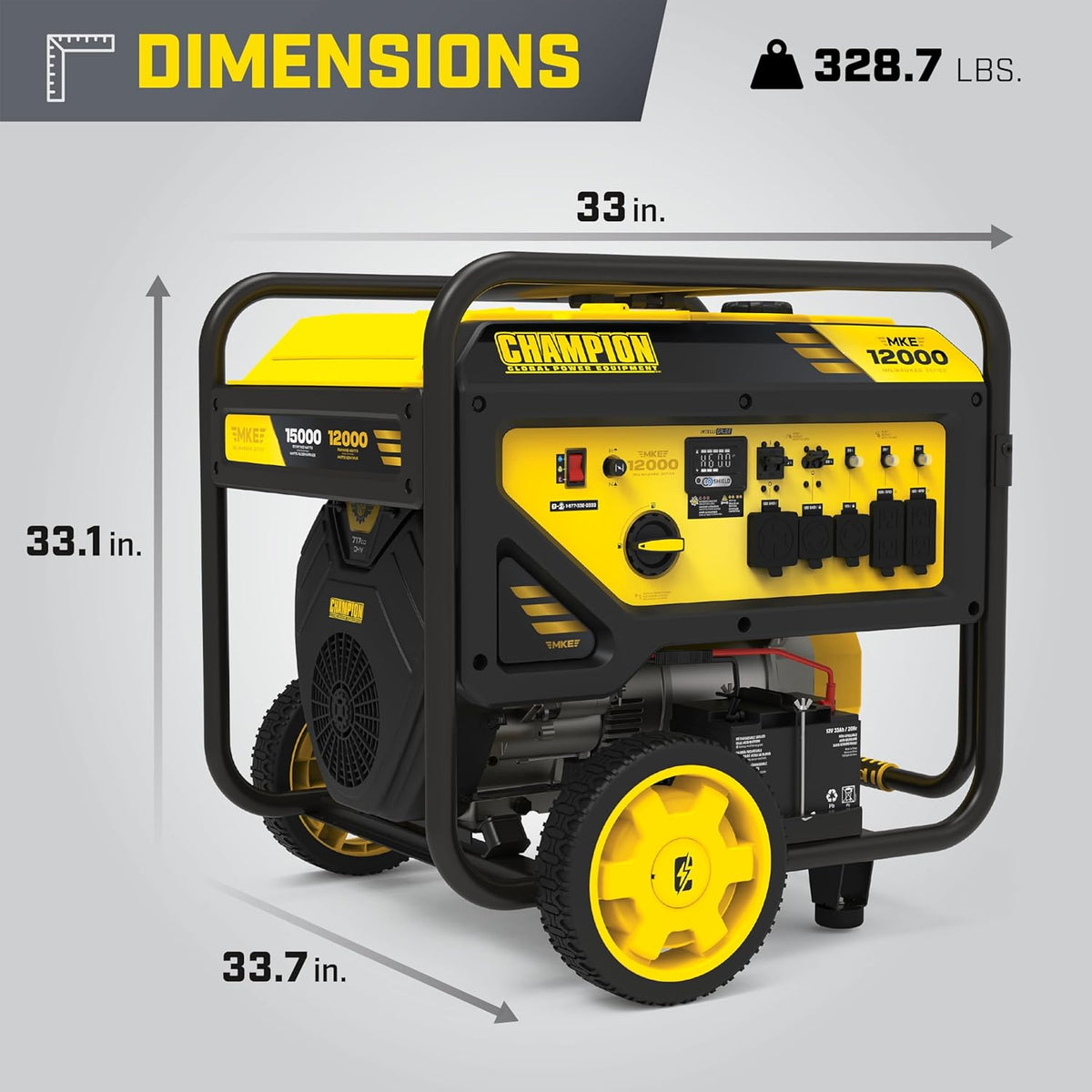 Champion 15,000-Watt Electric Start Portable Generator