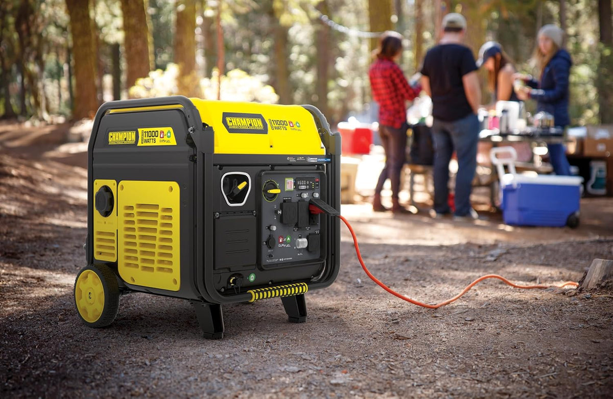 Champion 11,000-Watt Electric Start Dual Fuel Portable Inverter Generator