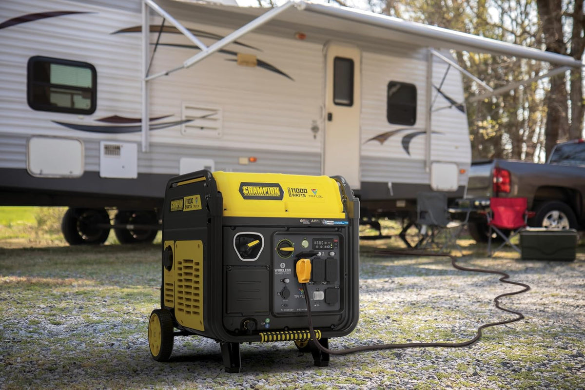 Champion 11,000-Watt Remote Start Tri Fuel Portable Inverter Generator