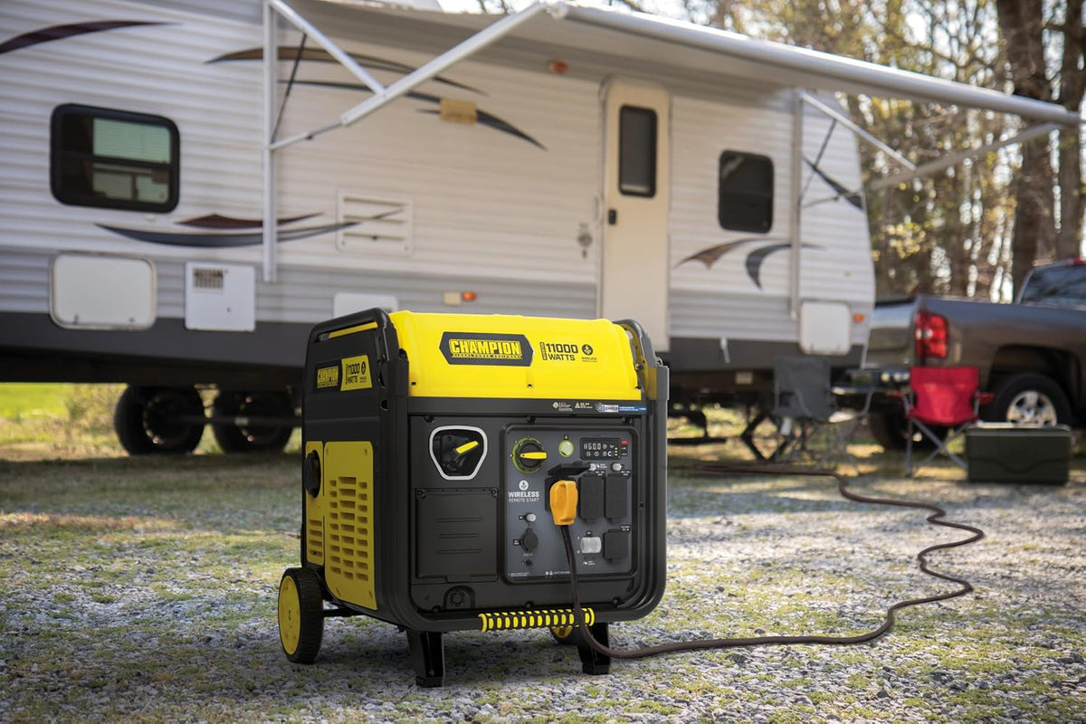 Champion 11,000-Watt Wireless Remote Start Portable Inverter Generator