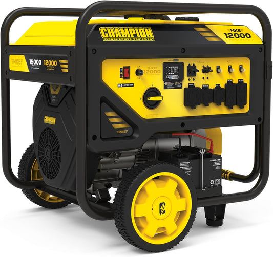 Champion 15,000-Watt Electric Start Portable Generator