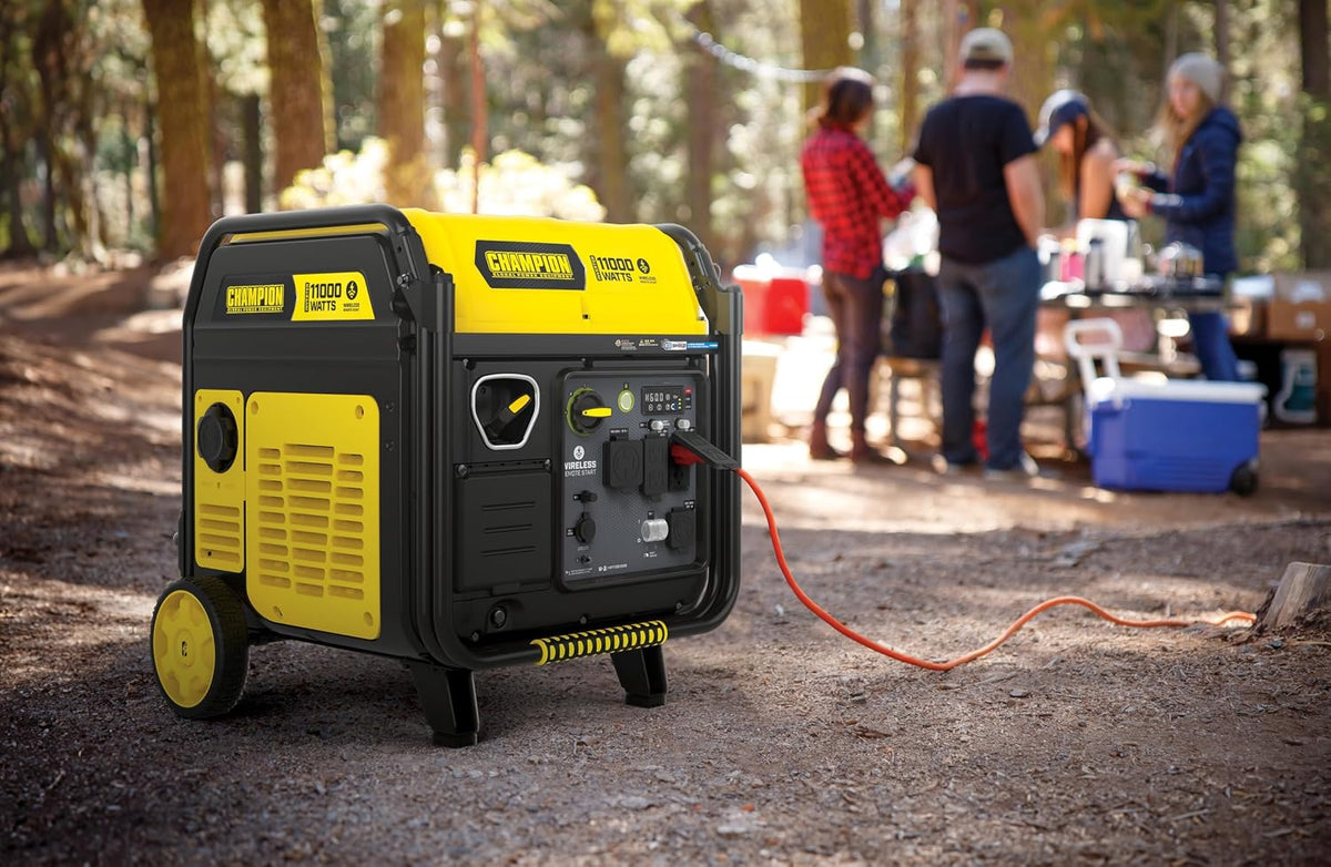 Champion 11,000-Watt Wireless Remote Start Portable Inverter Generator