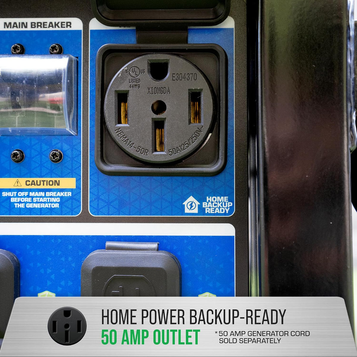 DuroMax XP15000HXT 15,000 Watt Tri Fuel Portable Home Power Backup HXT Generator w/CO Alert