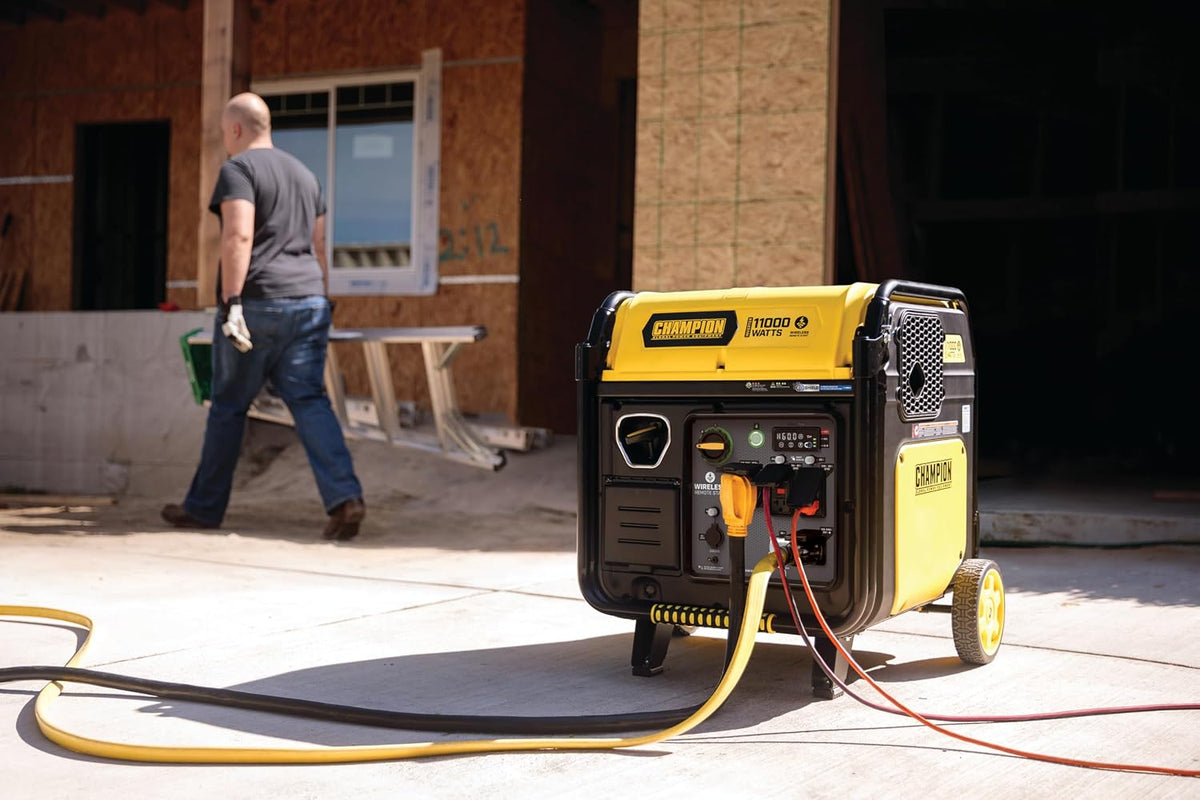 Champion 11,000-Watt Wireless Remote Start Portable Inverter Generator
