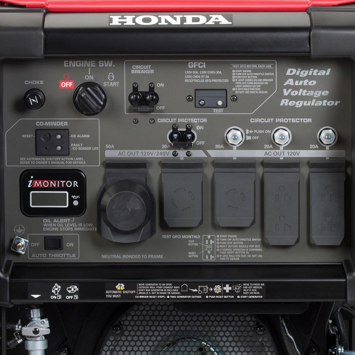 Honda EB10000 10000 Watt Portable Generator with Electric Start (EB10000AN)