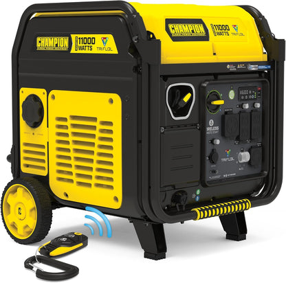 Champion 11,000-Watt Remote Start Tri Fuel Portable Inverter Generator