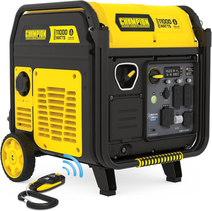 Champion 11,000-Watt Wireless Remote Start Portable Inverter Generator
