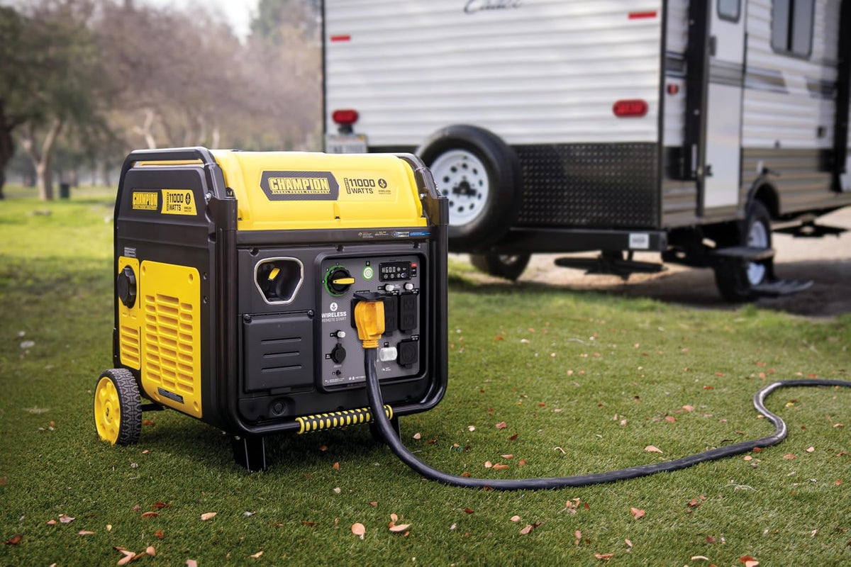 Champion 11,000-Watt Wireless Remote Start Portable Inverter Generator