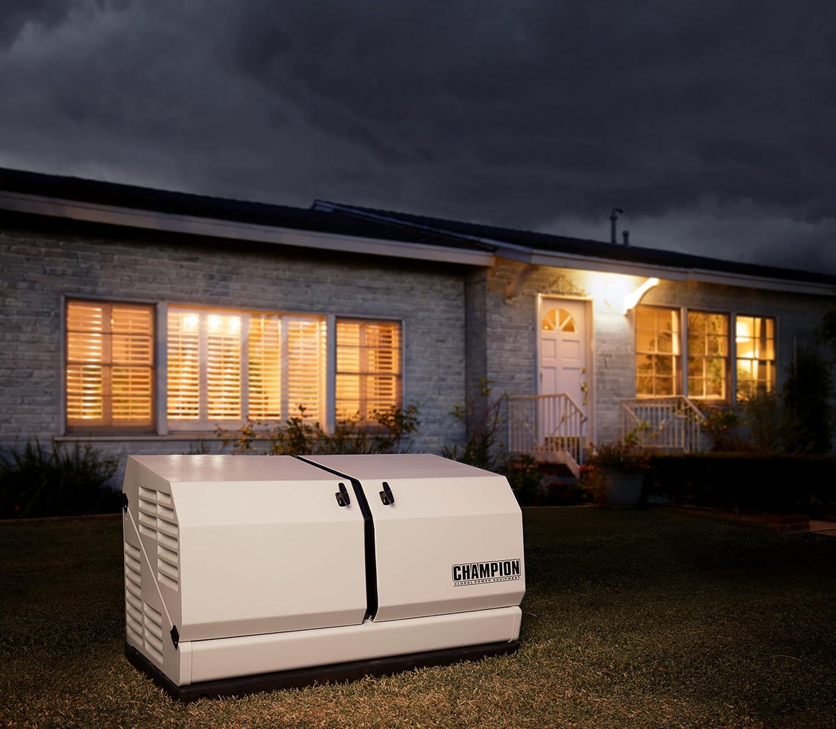 Champion Power Equipment 100837 14kW Home Standby Generator System, 200-Amp aXis Automatic Transfer Switch