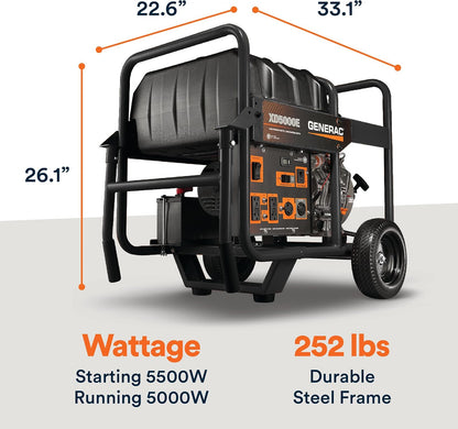 Generac 5,500 Starting Watt Diesel Powered Portable Generator