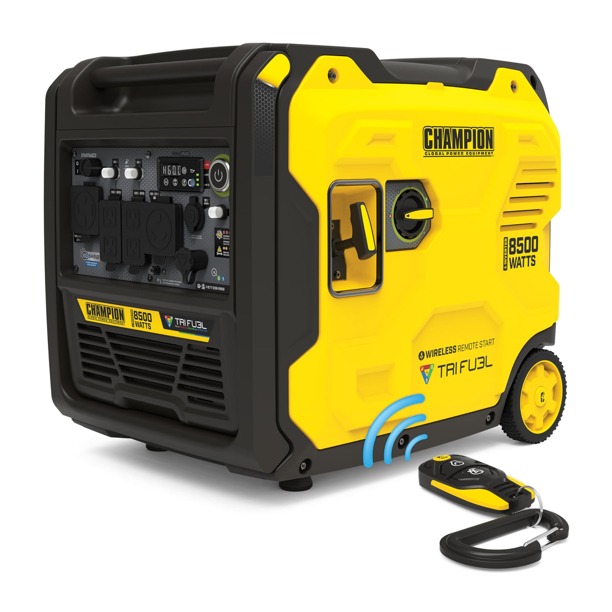 Champion 11,000-Watt Wireless Remote Start Portable Inverter Generator