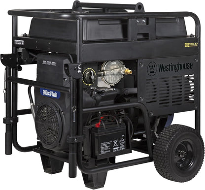 Westinghouse 28000 Peak Watt Tri-Fuel Home Backup Portable Generator, Remote Electric Start, Transfer Switch Ready, Gas, Propane, and Natural Gas Powered