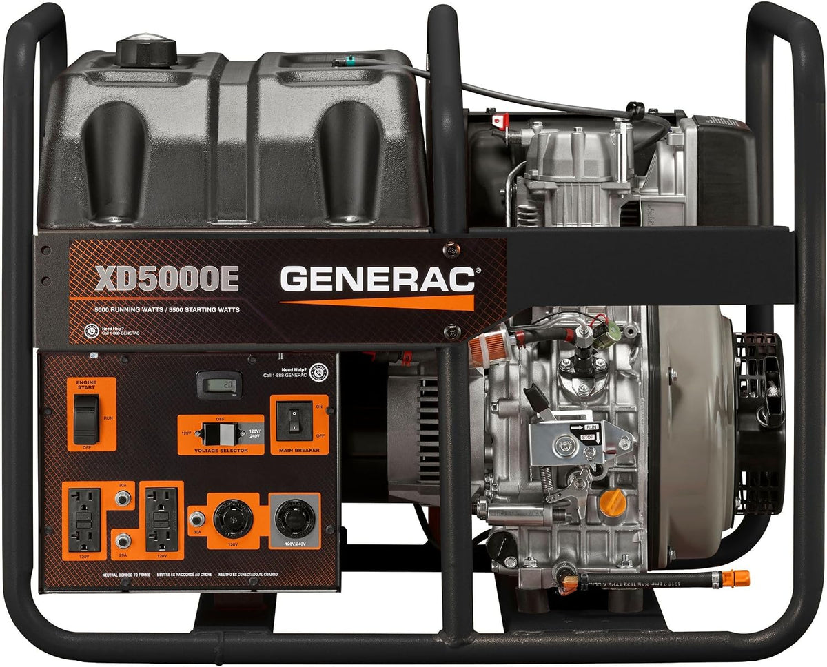 Generac 5,500 Starting Watt Diesel Powered Portable Generator