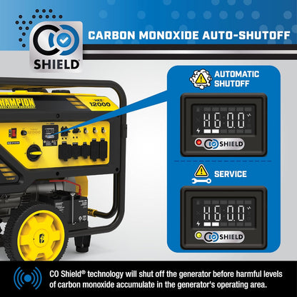 Champion 15,000-Watt Electric Start Portable Generator