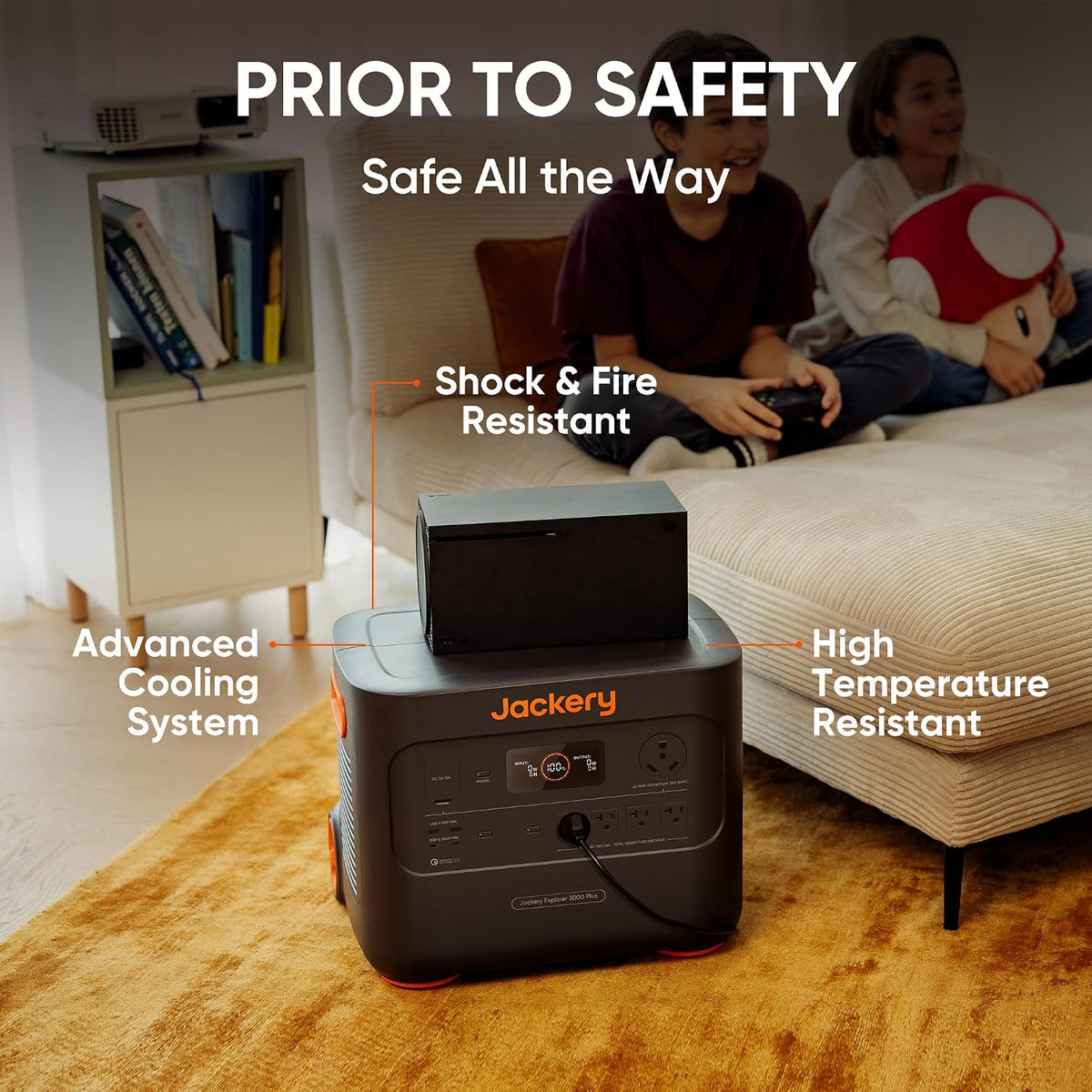 Jackery Explorer 2000 Plus Portable Power Station, 2042Wh, 3000W AC Output