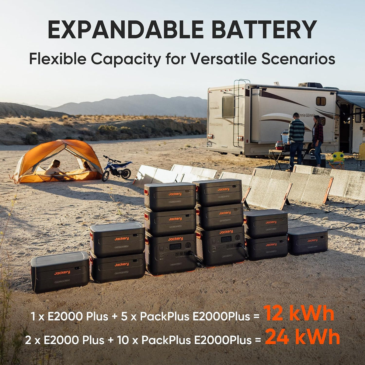 Jackery Explorer 2000 Plus Portable Power Station, 2042Wh, 3000W AC Output